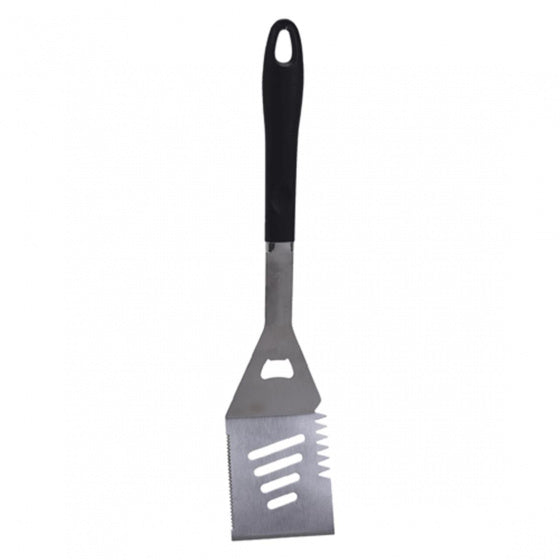 spatel RVS zilver/zwart 45 cm