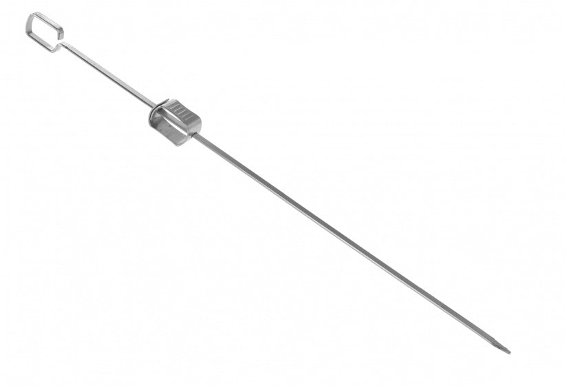vleesspiezen 40,5 cm zilver 4 stuks