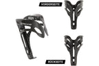 Trivio - bidonhouder carbon look aluminium zwart / wit
