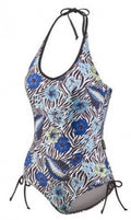 Beco Badpak B-cup dames polyamide zwart/blauw/wit maat 38