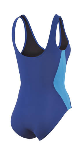 badpak C-cup dames polyamide blauw/donkerblauw maat 40