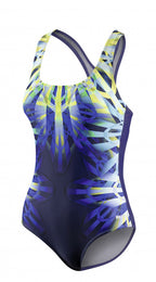 badpak dames polyamide/elastaan donkerblauw mt 38