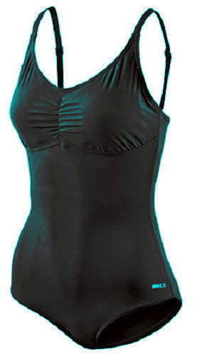 badpak C-cup shaping dames polyamide/elastaan zwart maat 36