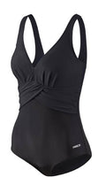 badpak E-cup dames polyamide zwart maat 46