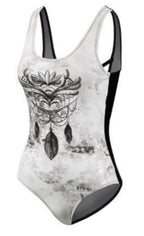 badpak Lady C-cup polyamide/elastaan wit maat 42