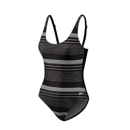 badpak Lady Collection C-cup polyamide zwart/wit mt 42