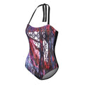badpak Lady Collection B-cup dames zwart/rood maat 38