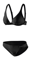 bikini B-cup wire-bra dames polyamide zwart maat 36