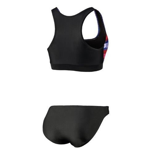bikini BEactive B-cup dames polyester zwart/roze mt 42