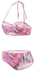 bikini BEactive bandeau dames C-cup polyester roze maat 38