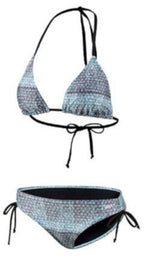 bikini BEactive C-cup dames polyamide turquoise/grijs mt 34