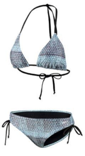 bikini BEactive C-cup dames polyamide turquoise/grijs mt 34