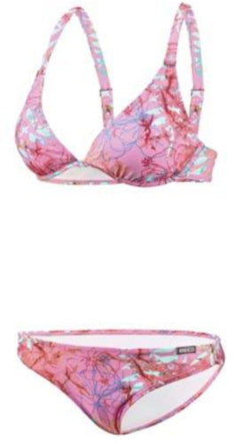 bikini BEactive dames C-cup polyester roze maat 36