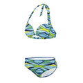 bikini Lady Collection dames polyamide blauw/groen maat 42