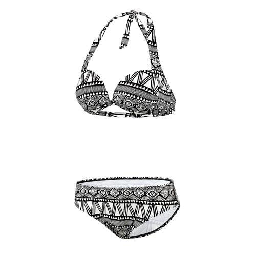 bikini Lady Collection C-cup polyamide wit/zwart maat 42