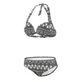 bikini Lady Collection C-cup polyamide wit/zwart maat 38