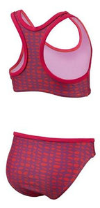 Beco Bikini meisjes polyamide/elastaan rood/paars maat 80