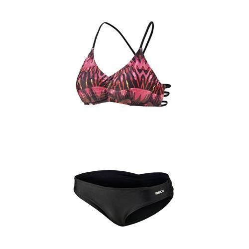 bikiniset BEactive dames B/C-cup zwart/roze mt 42