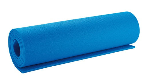 fitnessmat 180 x 51 cm 8 mm blauw