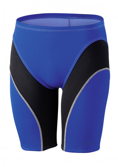 zwemjammer heren polyester blauw/zwart maat M