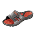 slippers grijs/rood unisex maat 38