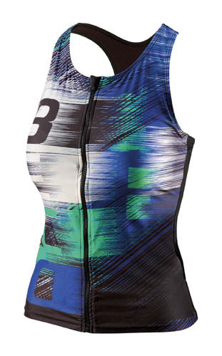 Beco Tanktop BEsuit dames D-cup polyamide elastaan groen mt 36