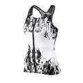tankinitop BEsuit dames polyester wit/zwart maat 36