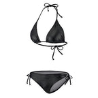 triangle-bikini B-cup dames polyester zwart maat 44