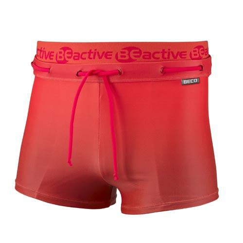 zwemboxer BeActive heren polyamide/elastaan rood maat S