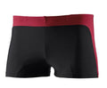 zwemboxer heren polyamide zwart/rood maat S