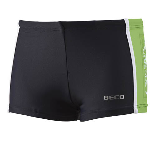 Beco Zwemboxer jongens polyamide/elastaan kiwi/zwart maat 110