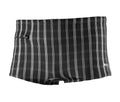 zwembroek heren polyamide/elastaan zwart/wit maat 4XL