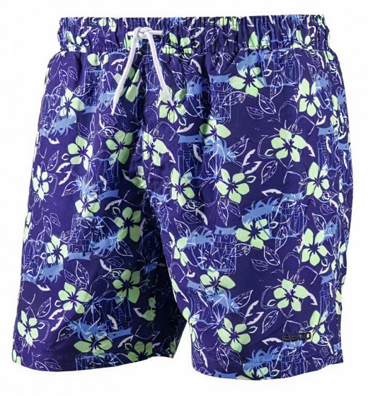 zwemshort heren polyester blauw/groen maat S