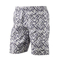 zwembroek heren polyester wit/grijs maat S
