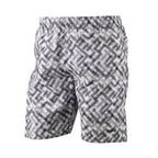 zwembroek heren polyester wit/grijs maat S