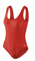 badpak U-rug dames polyamide rood maat 36