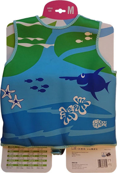 zwemvest junior groen/blauw maat M