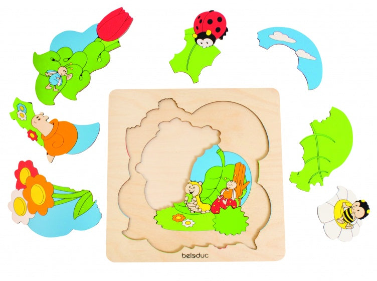 vormenpuzzel Weiland junior hout 8 stukjes