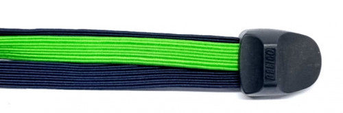 triobinder 28 inch 58 cm elastaan blauw/groen