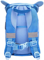 rugzak haai junior 25 x 18 cm polyester 4 liter blauw
