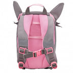 rugzak kitten junior 25 x 18 cm polyester grijs/roze