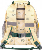 rugzak krokodil junior 6,5 liter beige polyester