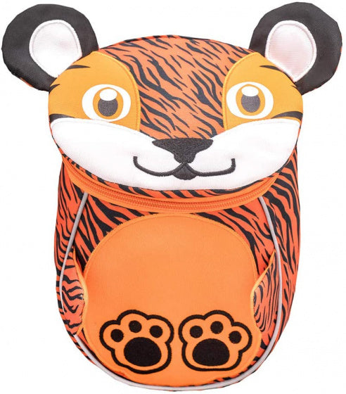 rugzak tijger junior 25 x 18 cm polyester 4 liter oranje