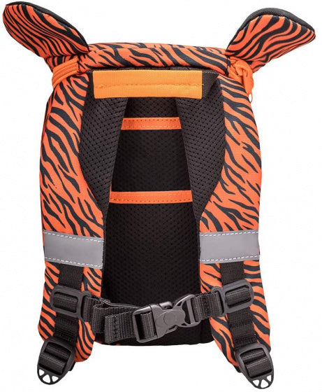 rugzak tijger junior 25 x 18 cm polyester 4 liter oranje