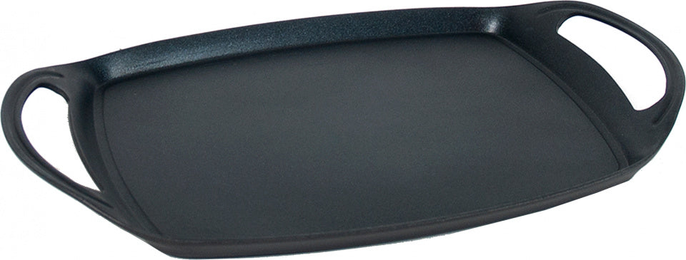 grillpan In Black 36 x 24 x 3 cm aluminium matzwart