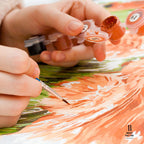 hobbypakket De Schreeuw 40 x 50 cm canvas 10-delig