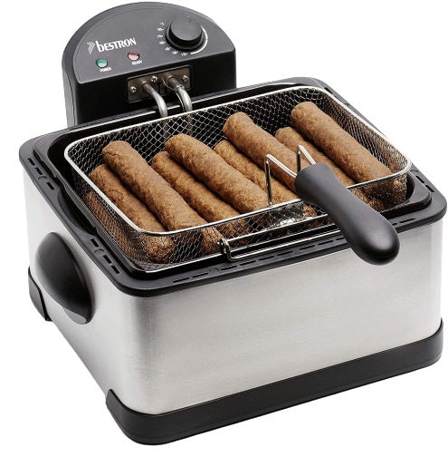 friteuse Family 4,5 liter 2000W zilver/zwart 4-delig