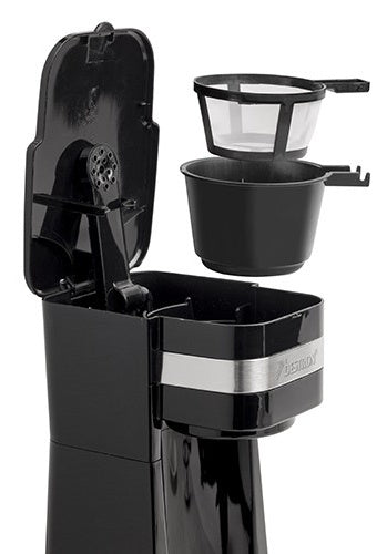 koffiezetapparaat 420 ml 750W RVS zwart 2-delig