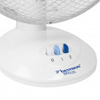 tafelventilator 27 cm 2 standen 75° rotatie 30W wit