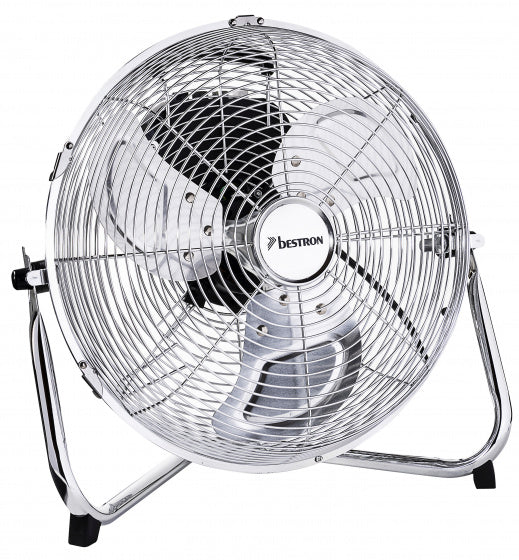 vloerventilator Retro 35 cm 3 standen 55W chroom